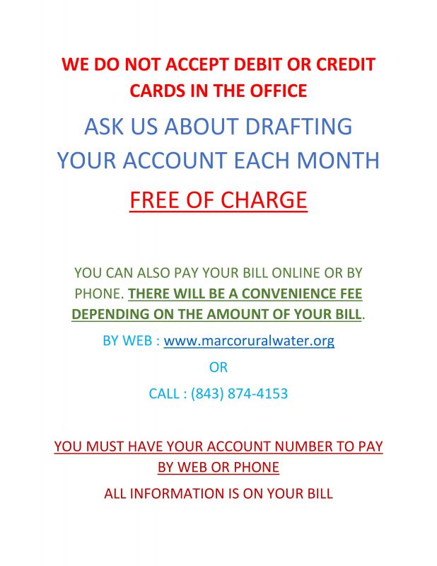 Home MarCo Rural Water Company, Inc